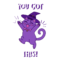 You Got This Motivation Sticker by Spooks The Cat