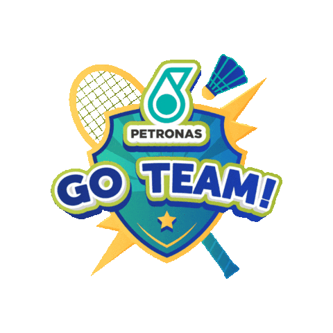 PetronasMY giphygifmaker sports badminton racket Sticker