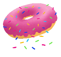 Donut Doughnut Sticker by Elsa Isabella