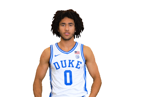 College Basketball Kiss Sticker by Duke Men's Basketball