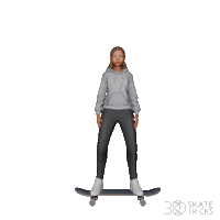 3dskatetricks skate skateboard skateboarding street Sticker