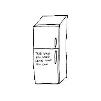 Community Food Support Sticker by Chellekie Creations