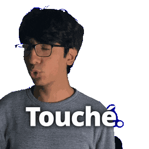 Good Point Well Put Sticker