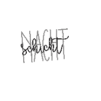 Nightshift Nachtschicht Sticker