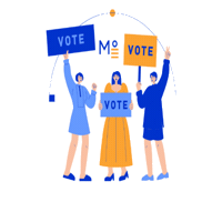 Vote Acrew Sticker by Meridian°