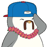 Angry Why Me Sticker by Pudgy Penguins