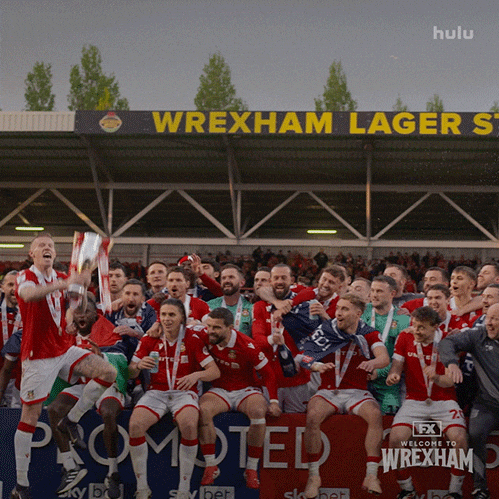 Celebrate Lets Go GIF by Welcome to Wrexham