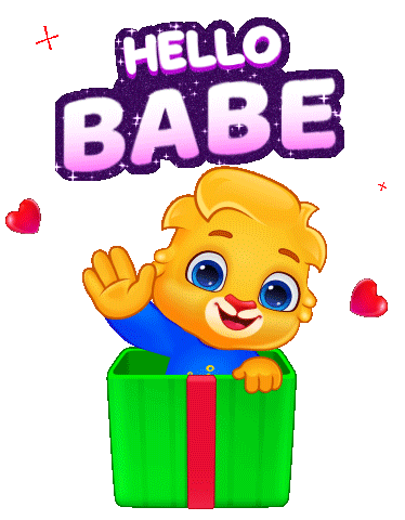 Hey Girl Love Sticker by Lucas and Friends by RV AppStudios