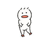 oyeruru duck strawberry throw oyeruru Sticker