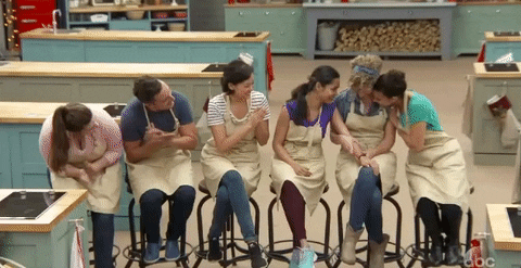 great american baking show applause GIF by ABC Network