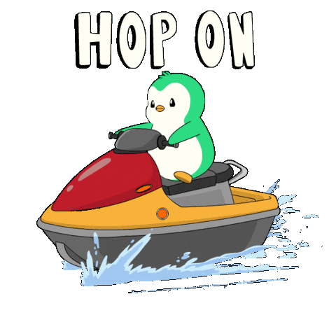 Hop On Fun Sticker by Abster