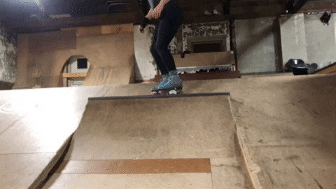 ChicksInBowls giphygifmaker rollerskate rollerskating cibcrew GIF