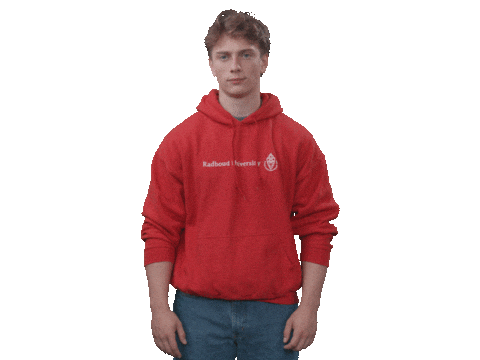 Schouderklopje Patontheback Sticker by Radboud University