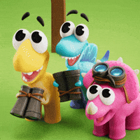 In The Wild Wow GIF by Claynosaurz