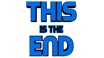 This Is The End Free Palestine Sticker by OpticalArtInc.