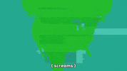 map of north america GIF by South Park 