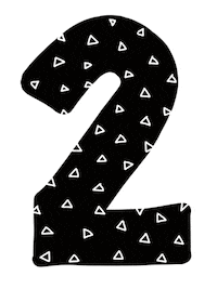 Schwarz Weiss Countdown Sticker by Daniela Nachtigall