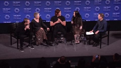 the walking dead oops GIF by The Paley Center for Media