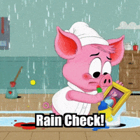 Art Rain Check GIF by The Pigasso