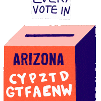 Right To Vote 2020 Election Sticker by Creative Courage