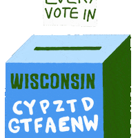 Right To Vote 2020 Election Sticker by Creative Courage