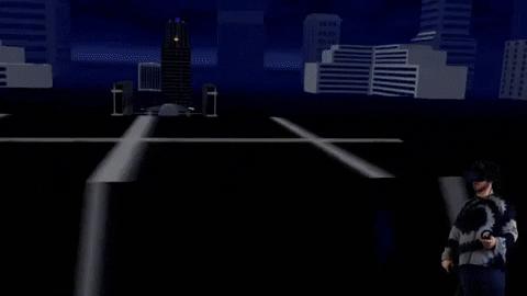 Vr Punchdown GIF by Rochester Institute of Technology