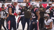 High Five Mack Hollins GIF by New England Patriots