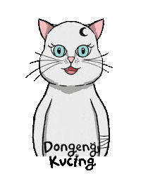 Black Cat Sticker by Sukrin