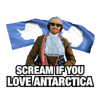 Antarctica Continent Sticker