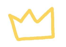 Queen Gold Sticker