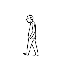 Sleepy Walk Sticker