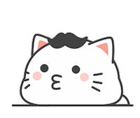 Cute Cat Sticker by KIKI