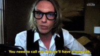 We'll Have A Long Talk