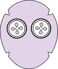 face chilling Sticker by Beauty Bay