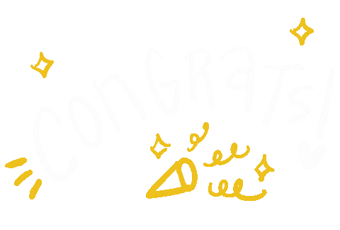 Doodle Congrats Sticker