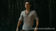 Tom Holland Surprise GIF by Uncharted