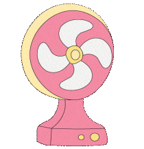 Ventilator Abkühlung Sticker by Kugelzwei