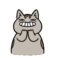 Teehee Catandcat Sticker by Cat and Cat Comics