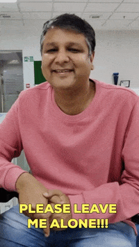 Leave Me Alone Please GIF by Quixy