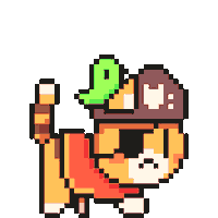 cat pirate Sticker by Eto