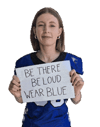 Be There Be Loud Wear Blue Sticker by Allgaeu Comets Ladies