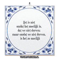 Hoop Wijsheid Sticker by Tegelspreuken.nl