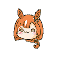 Pretty Derby Uma Musume Sticker by Fluffy the Thunder God 雷神阿毛