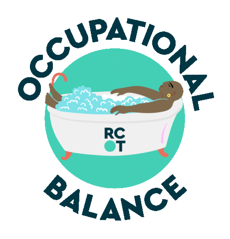 thercot bath therapy ot bubble bath Sticker