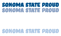 Sonoma State Csu Sticker by Sonoma State University