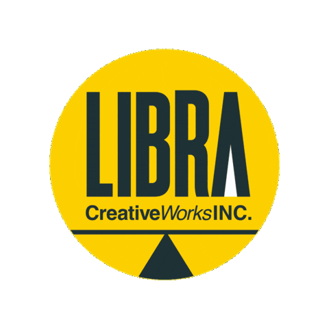 LIBRACreativeWorks giphygifmaker libra リブラクリエイティブワクス Sticker