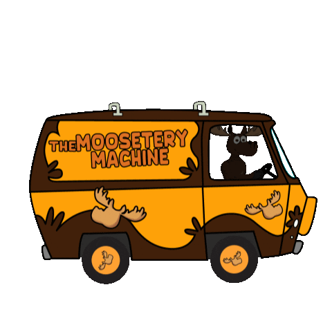 DoYouMoose giphyupload travel driving web3 Sticker