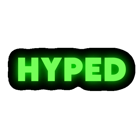 Cyberzcrew giphyupload green neon hype Sticker