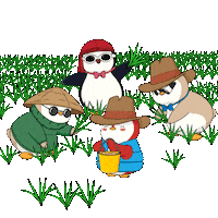Farm Life Work Sticker by Pudgy Penguins