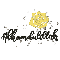 Praise The Lord Rose Sticker